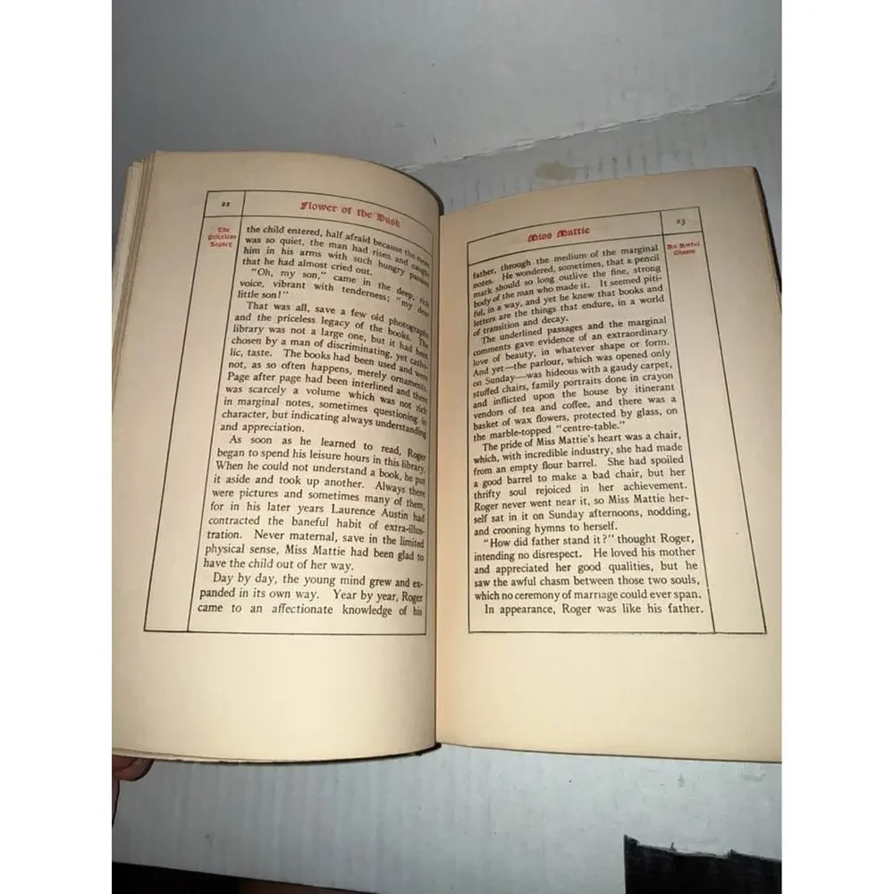 Book Flower of the Dusk (Hardcover) (1908)